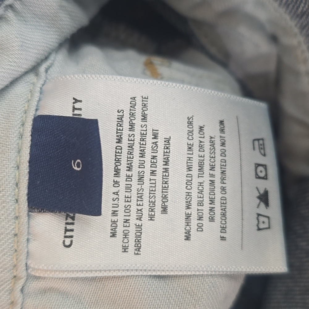 Citizen Of Humanity Maisie Blue Denim Jumpsuit - Picture 16 of 16